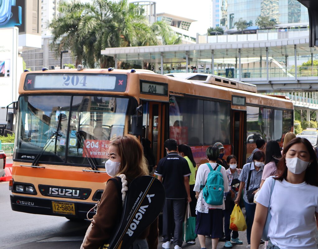 Bangkok bus at Central World