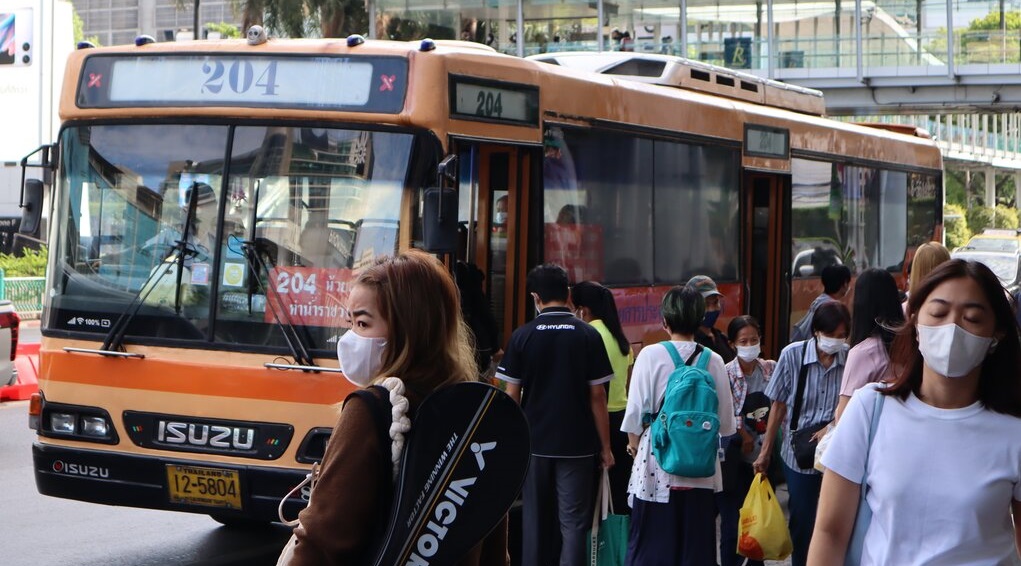 Bangkok bus at Central World